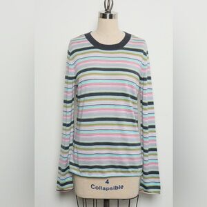 Crew-Neck Long-Sleeve Cashmere Sweater[NEW]